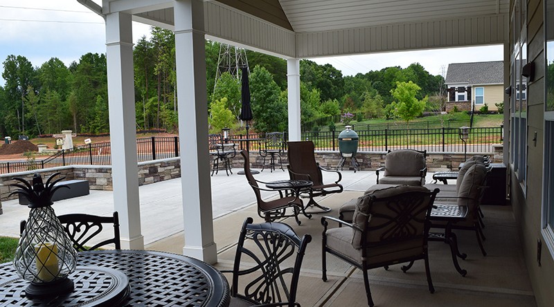 Covered Porch Side View