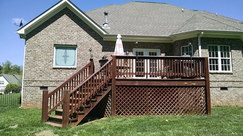 Before New Screen Porch in Davidson