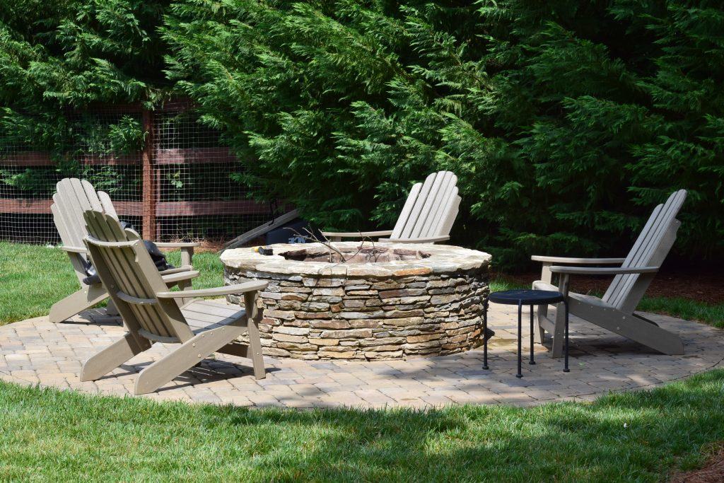 New Fire Pit by Mooresville Remodeling Contractor