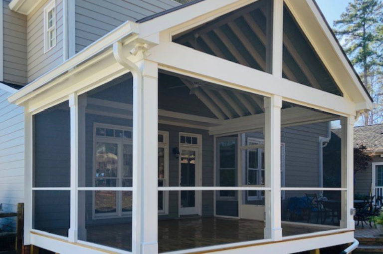 Huntersville, NC Screen Porch Job Completed from JAG Construction